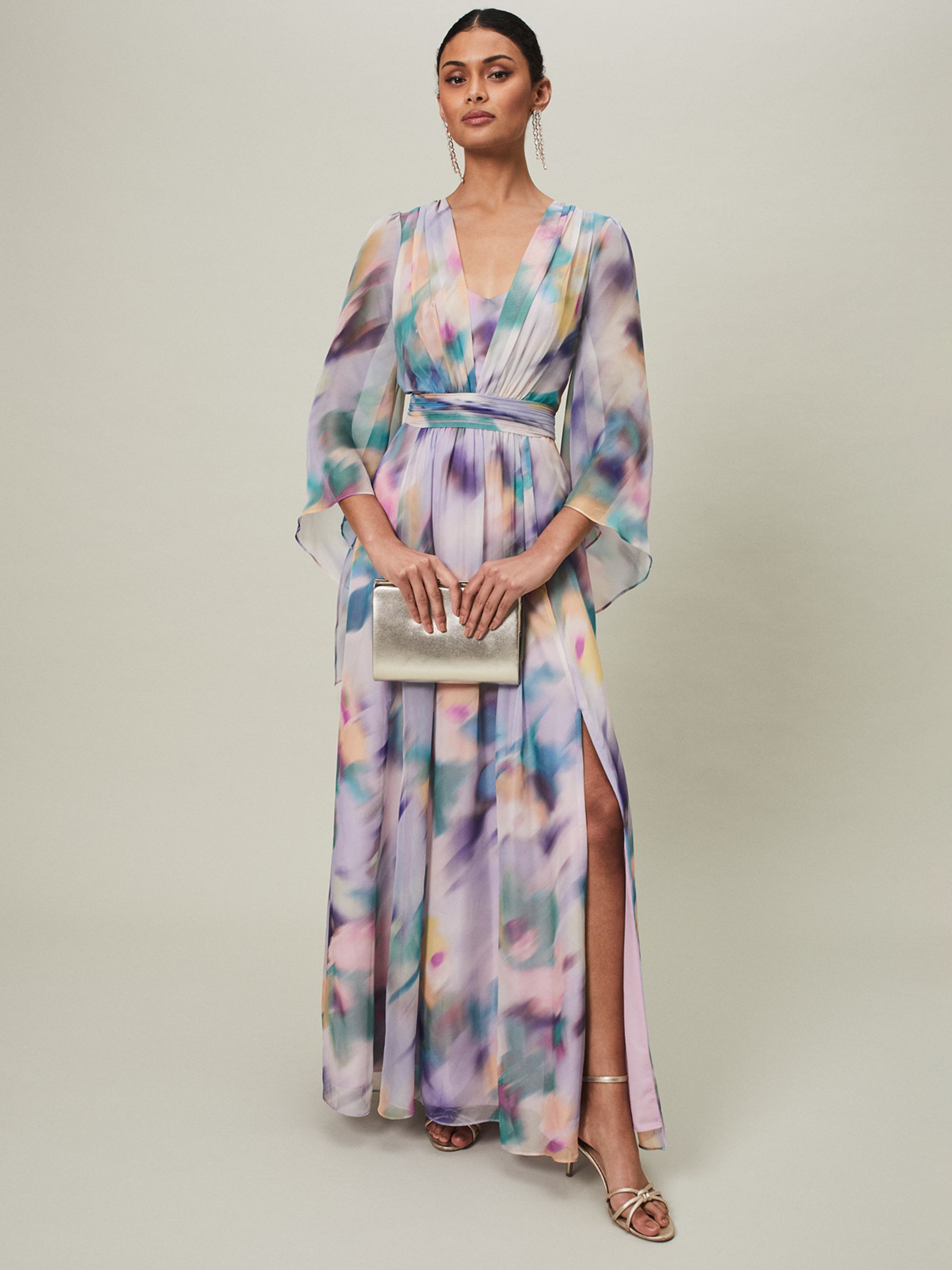 Buy Phase Eight Selene Printed Maxi Dress, Multi Online at johnlewis.com