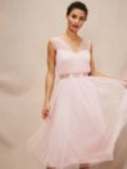 Phase Eight Ella Tulle Dress, Antique Rose