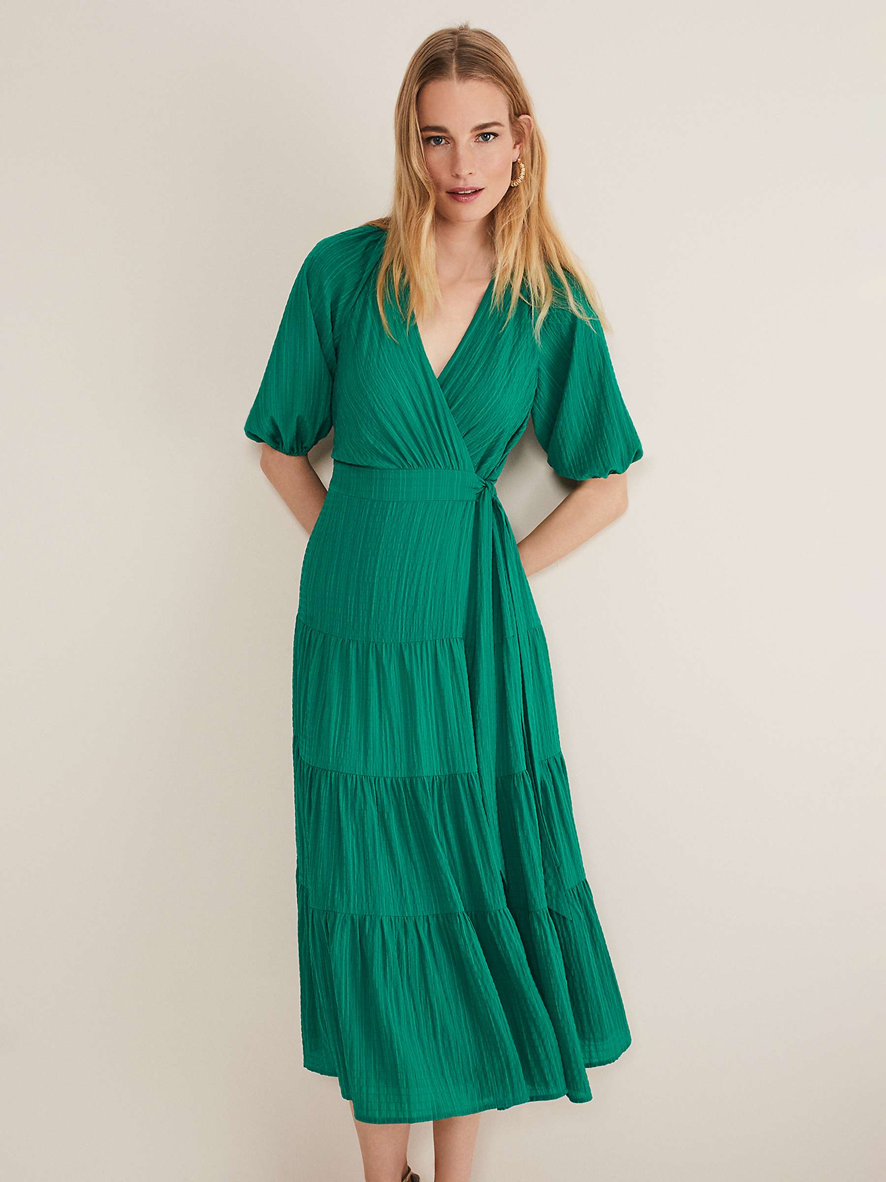 Buy Phase Eight Morven Wrap Midi Dress Online at johnlewis.com