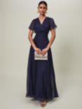 Phase Eight Arwen Silk Maxi Dress, Navy