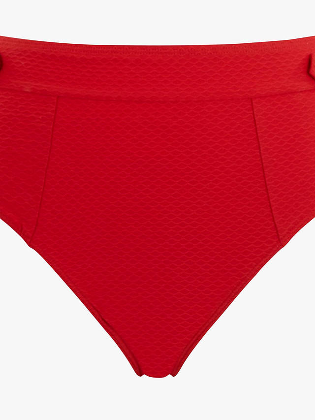 Panache Marianna High Waist Bikini Bottoms, Crimson