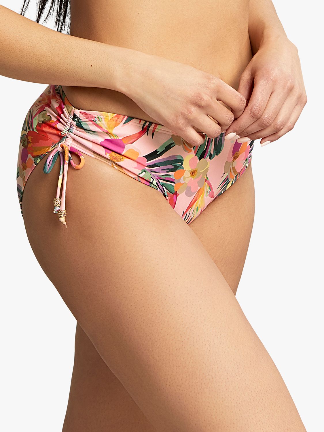 Paradise Classic Bikini Brief In Pink Tropical - Panache – BraTopia