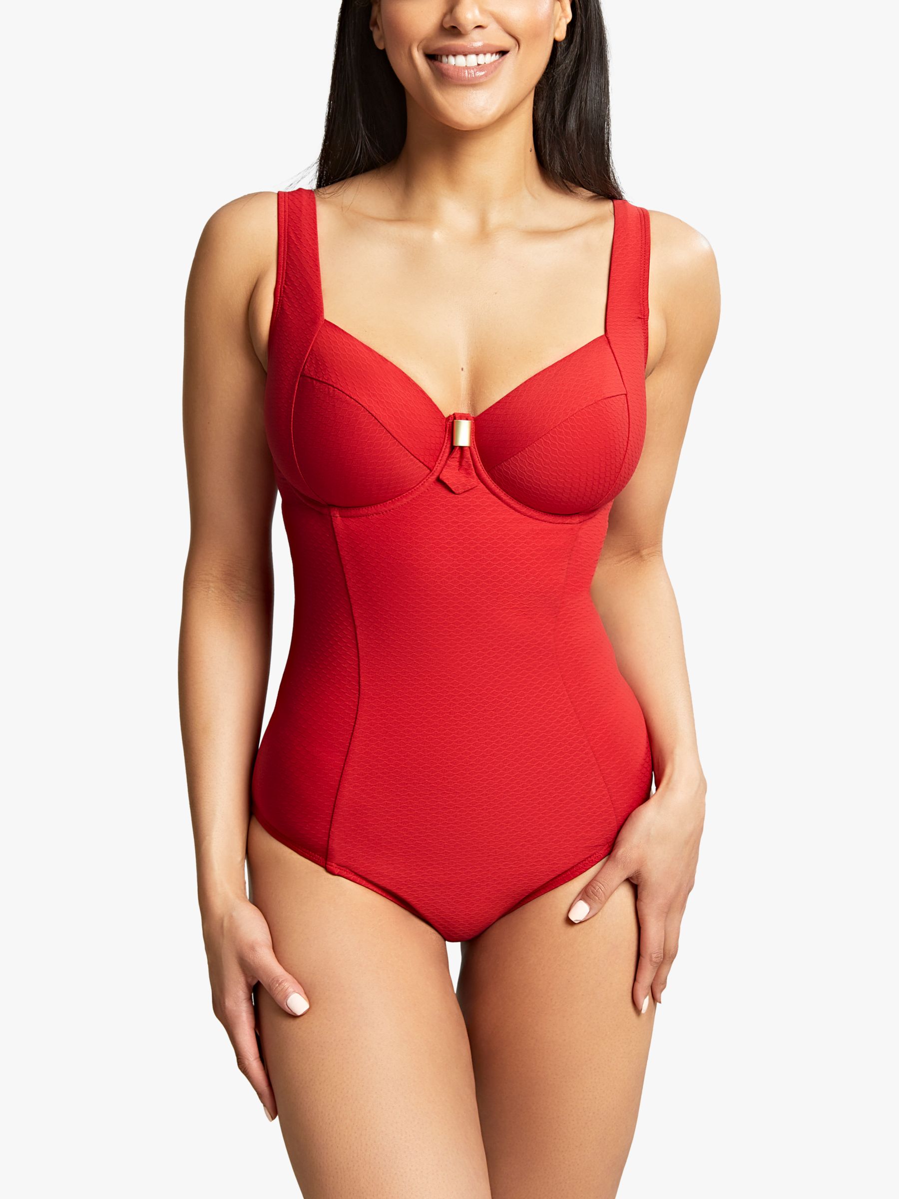 Panache Marianna Balconette Swimsuit, Crimson, 30G