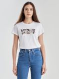 Levi's Perfect Floral Batwing Logo T-Shirt, Bright White