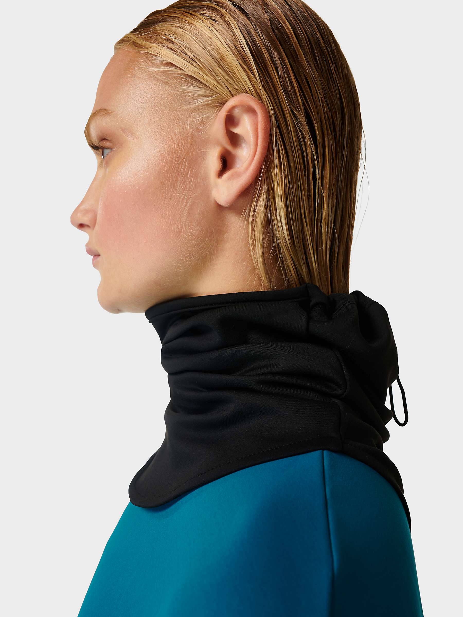 Buy Sweaty Betty Therma Running Neckwarmer, Black Online at johnlewis.com