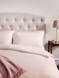 John Lewis Comfy and Relaxed 100% Washed Linen Lace Edge Bedding