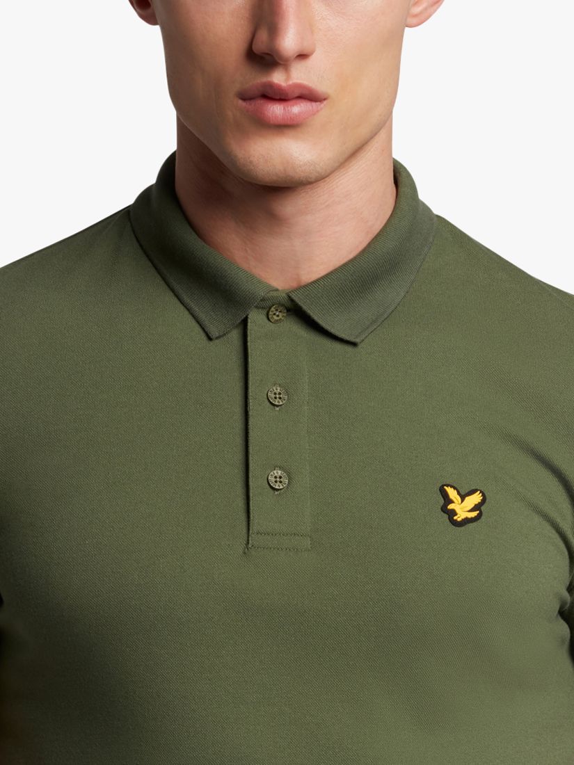 Lyle & Scott Sport Short Sleeve Polo Shirt, Green, XS