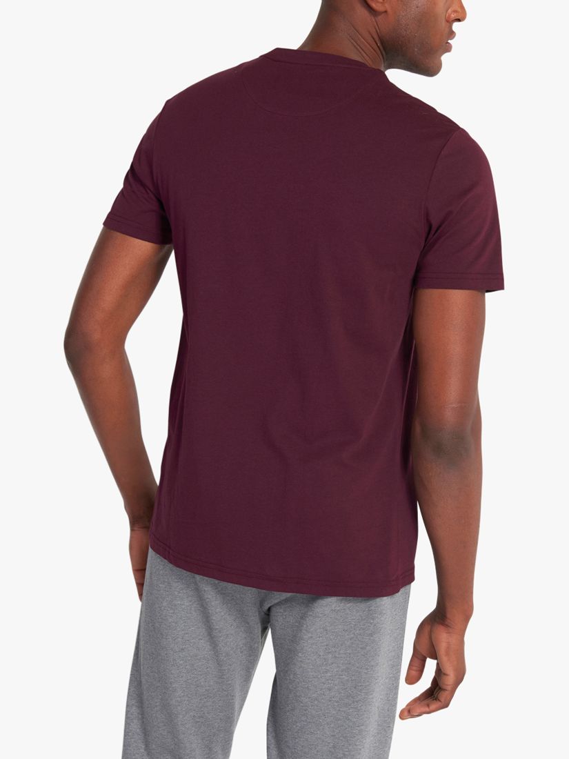 Lyle & Scott Short Sleeve T-Shirt, Burgundy, XS