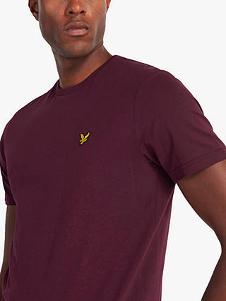 Lyle & Scott Short Sleeve T-Shirt, Burgundy