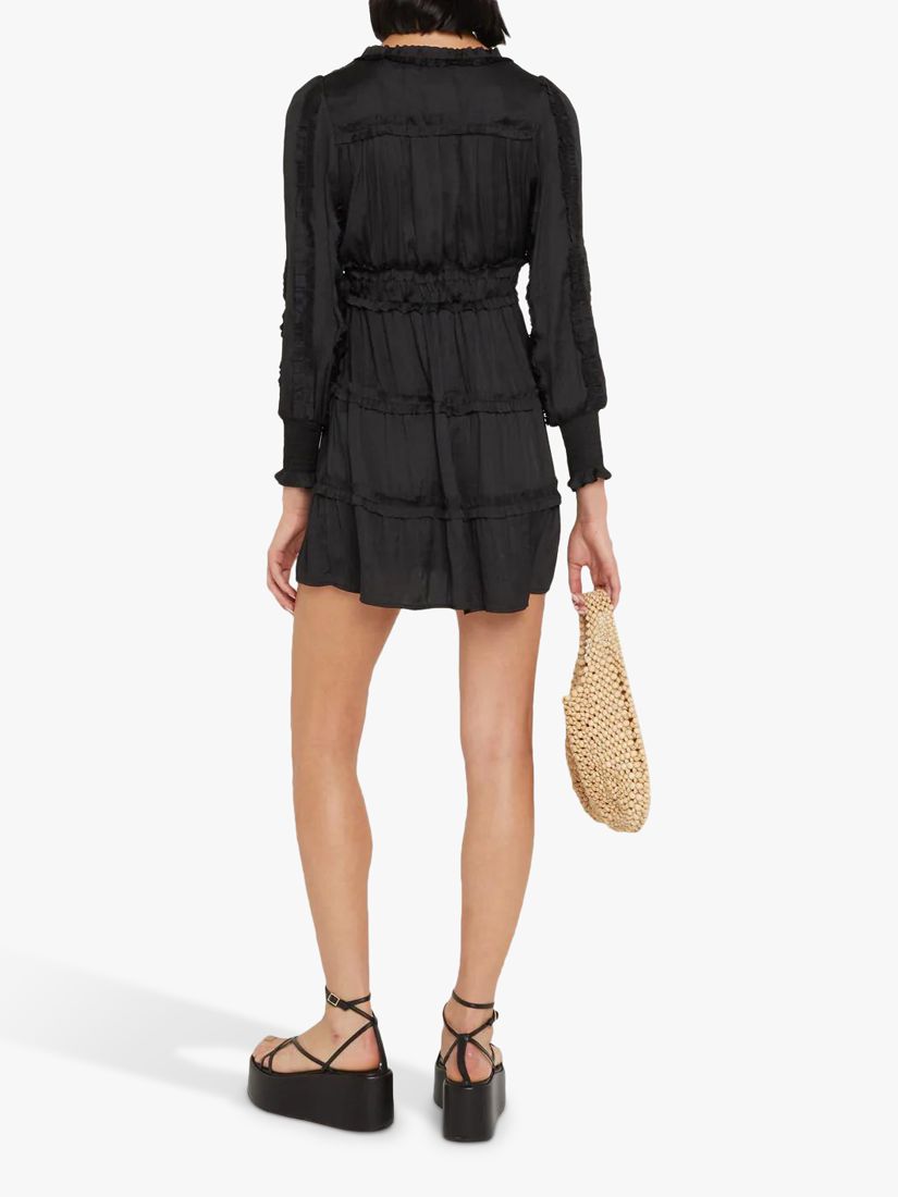 Buy o.p.t Tianna Tiered Mini Dress, Black Online at johnlewis.com