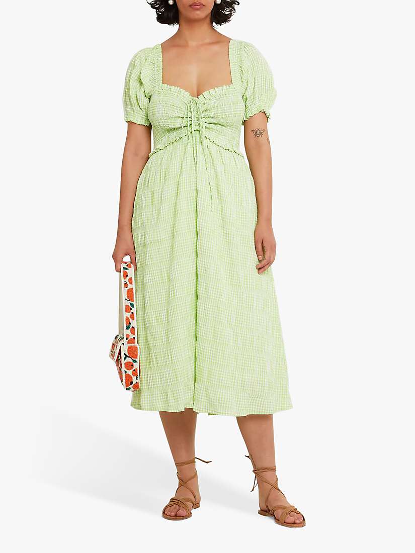 Buy o.p.t Aita Midi Dress, Green Online at johnlewis.com