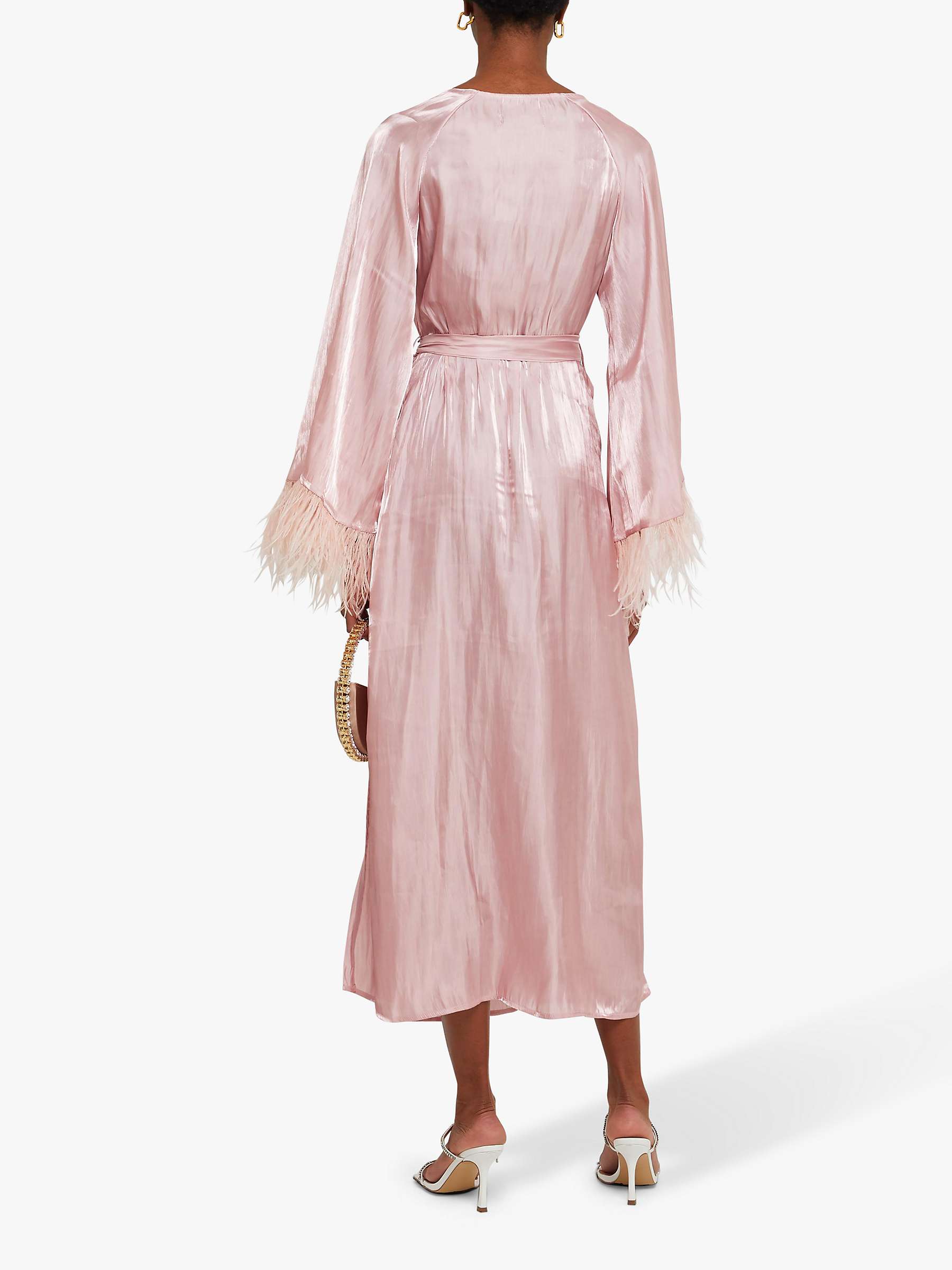 Buy o.p.t Mardi Midi Dress, Pink Online at johnlewis.com