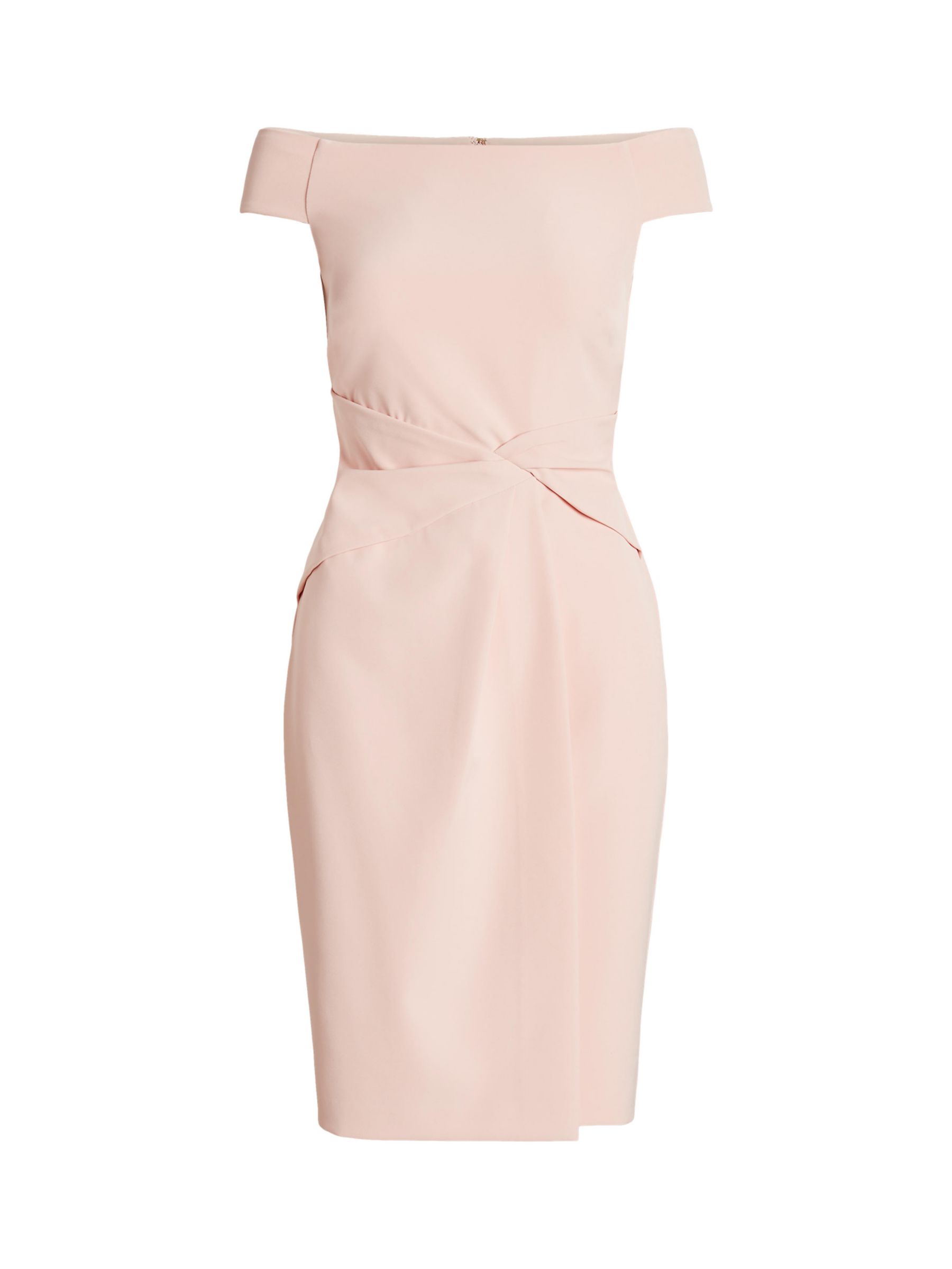 Ralph Lauren Leonidas Gown Mini Dress, Pale Pink at John Lewis & Partners