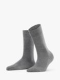 FALKE Sensitive London Cotton Rich Ankle Socks, Grey Mix