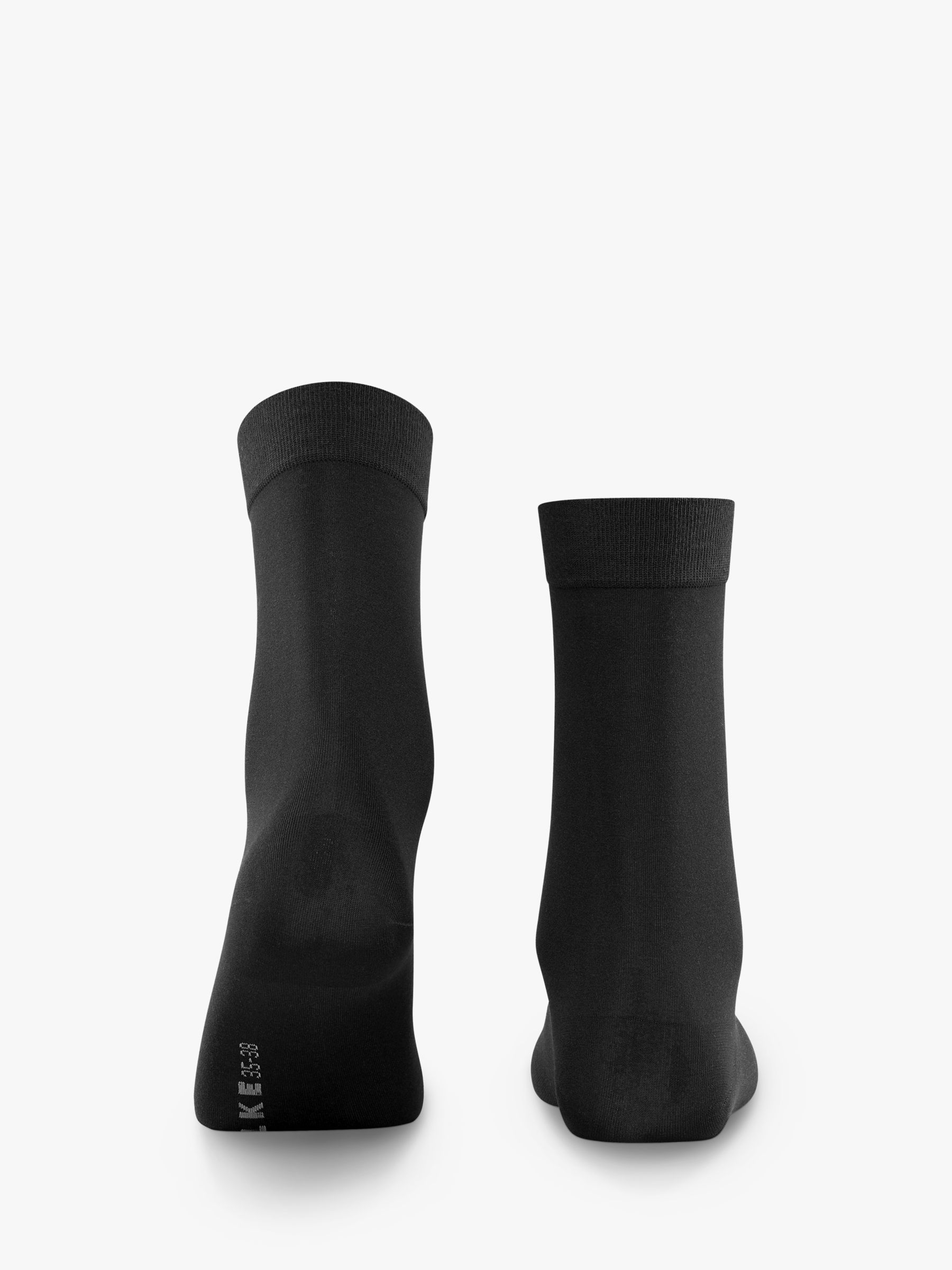 FALKE Cotton Touch Ankle Socks, Black at John Lewis & Partners
