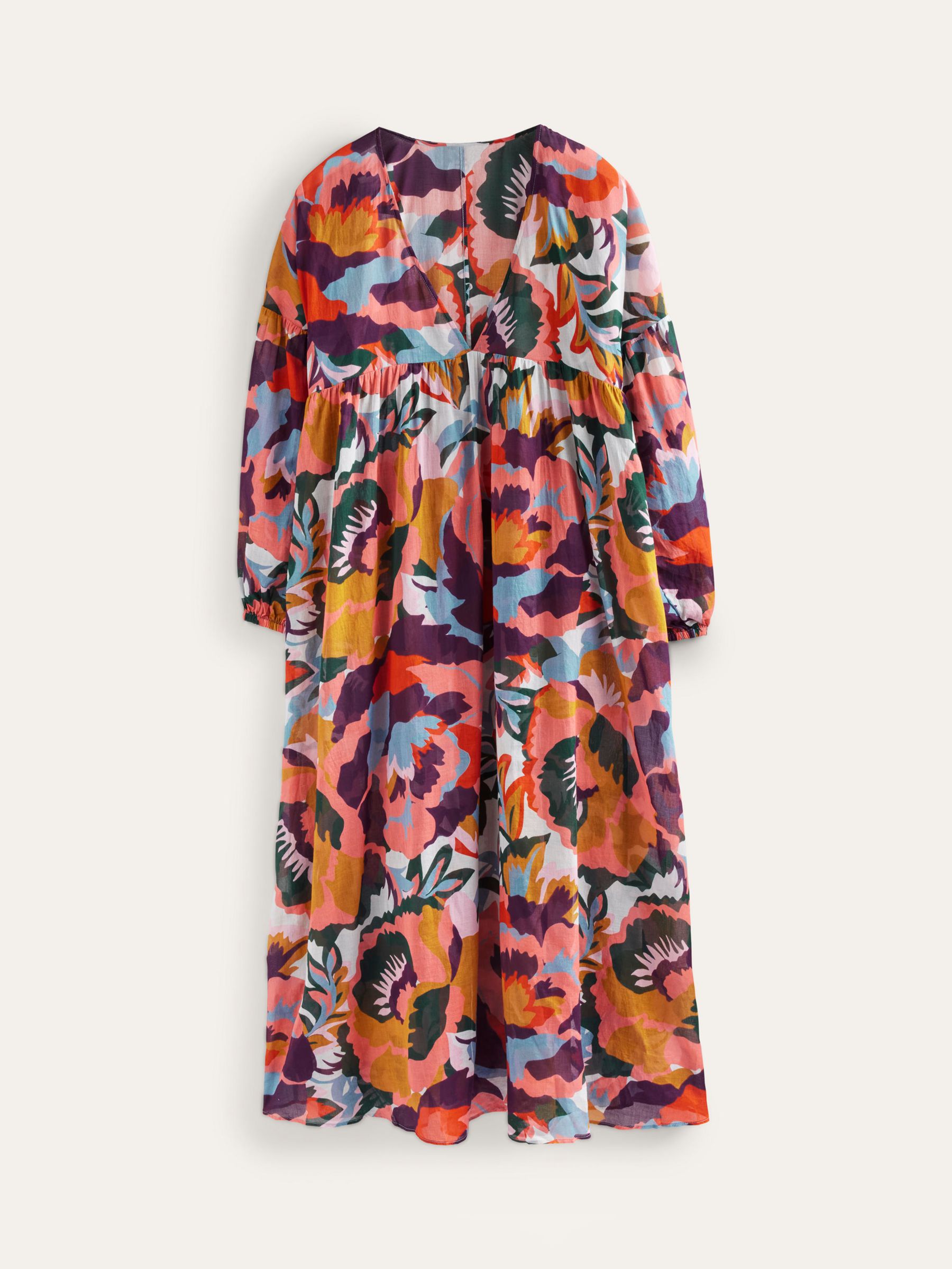 Boden Maxi Empire Line Kaftan, Multi, 8