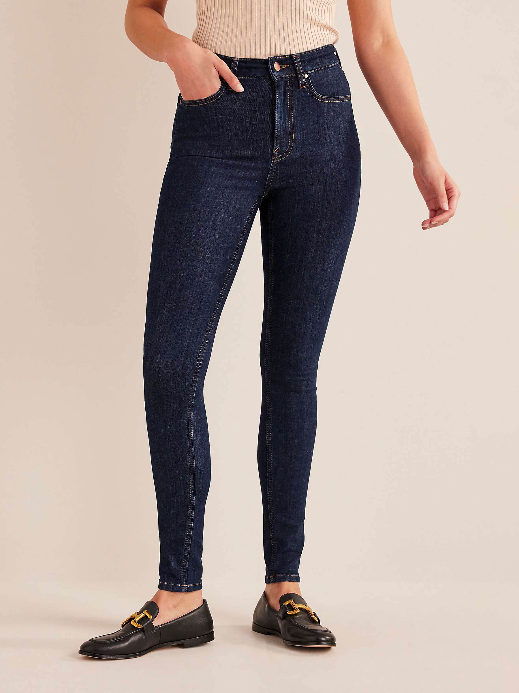 Buy Boden Stretch Skinny Jeans, Indigo Online at johnlewis.com