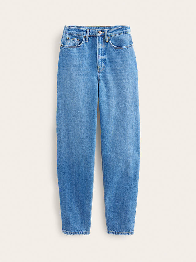 Boden High Rise Tapered Jeans, Mid Vintage