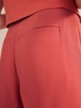Boden Clean Wide Leg Trousers, Red