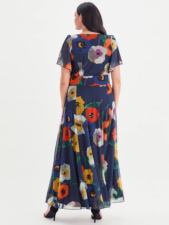 Scarlett & Jo Kemi Floral Maxi Dress, Navy