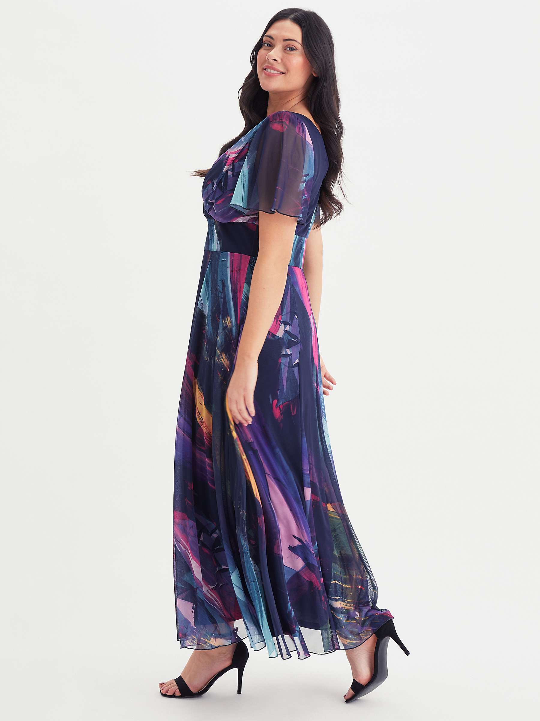 Buy Scarlett & Jo Isabelle Abstract Print Maxi Dress Online at johnlewis.com