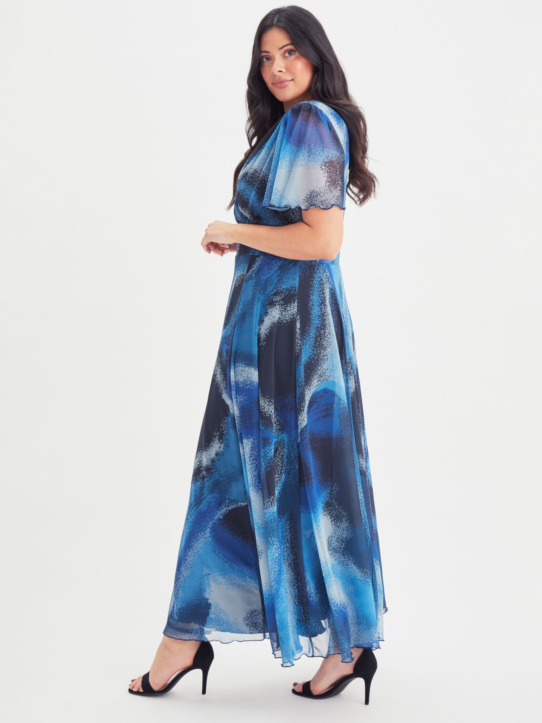 Buy Scarlett & Jo Isabelle Abstract Print Maxi Dress Online at johnlewis.com