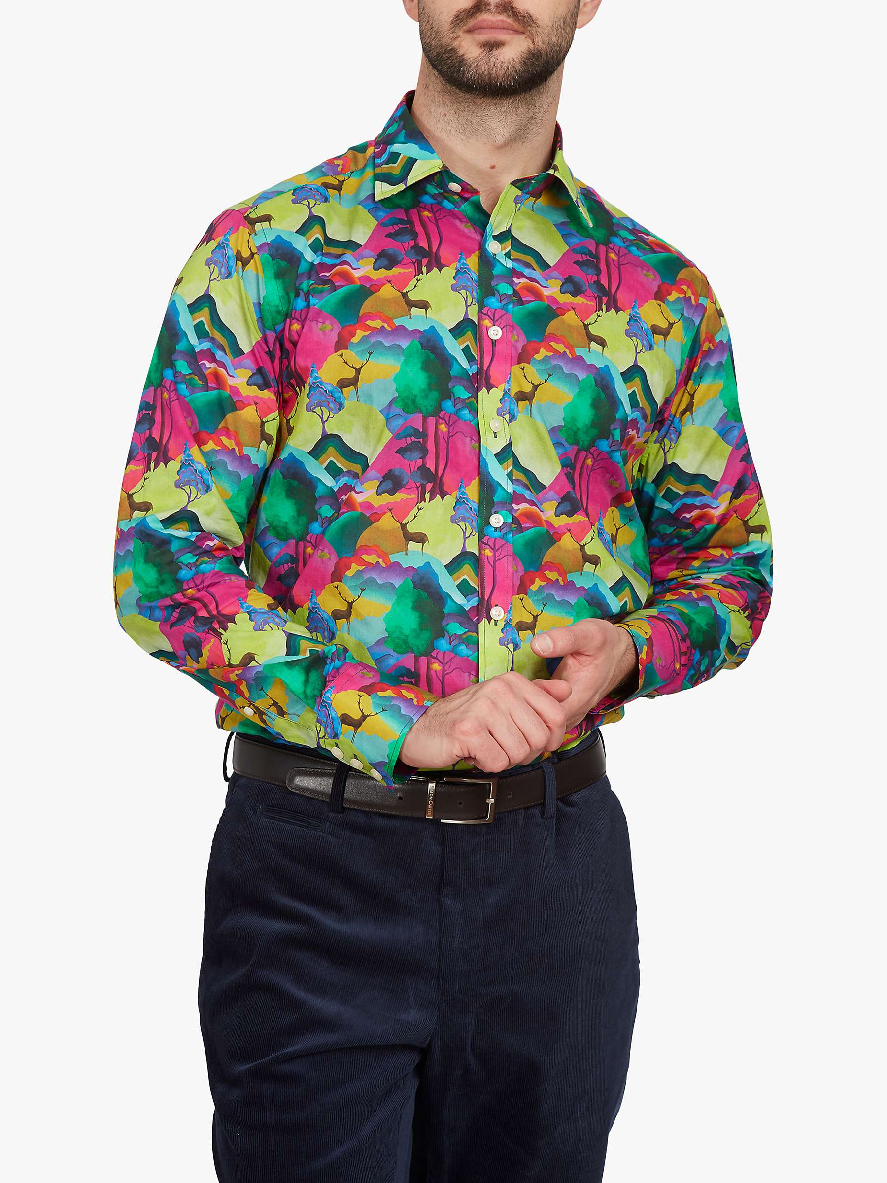 Simon Carter Paradise Hill Shirt, Multi at John Lewis & Partners