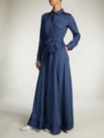 Aab Self Stitch Maxi Dress, Blue