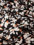 Hobbs Morgen Floral Midi Shirt Dress, Black/Multi