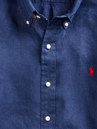 Polo Ralph Lauren Linen Shirt, Newport Navy