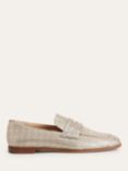 Boden Weave Leather Loafers, Gold