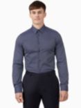 Ted Baker Bouley Slim Fit Spot Print Shirt, Navy