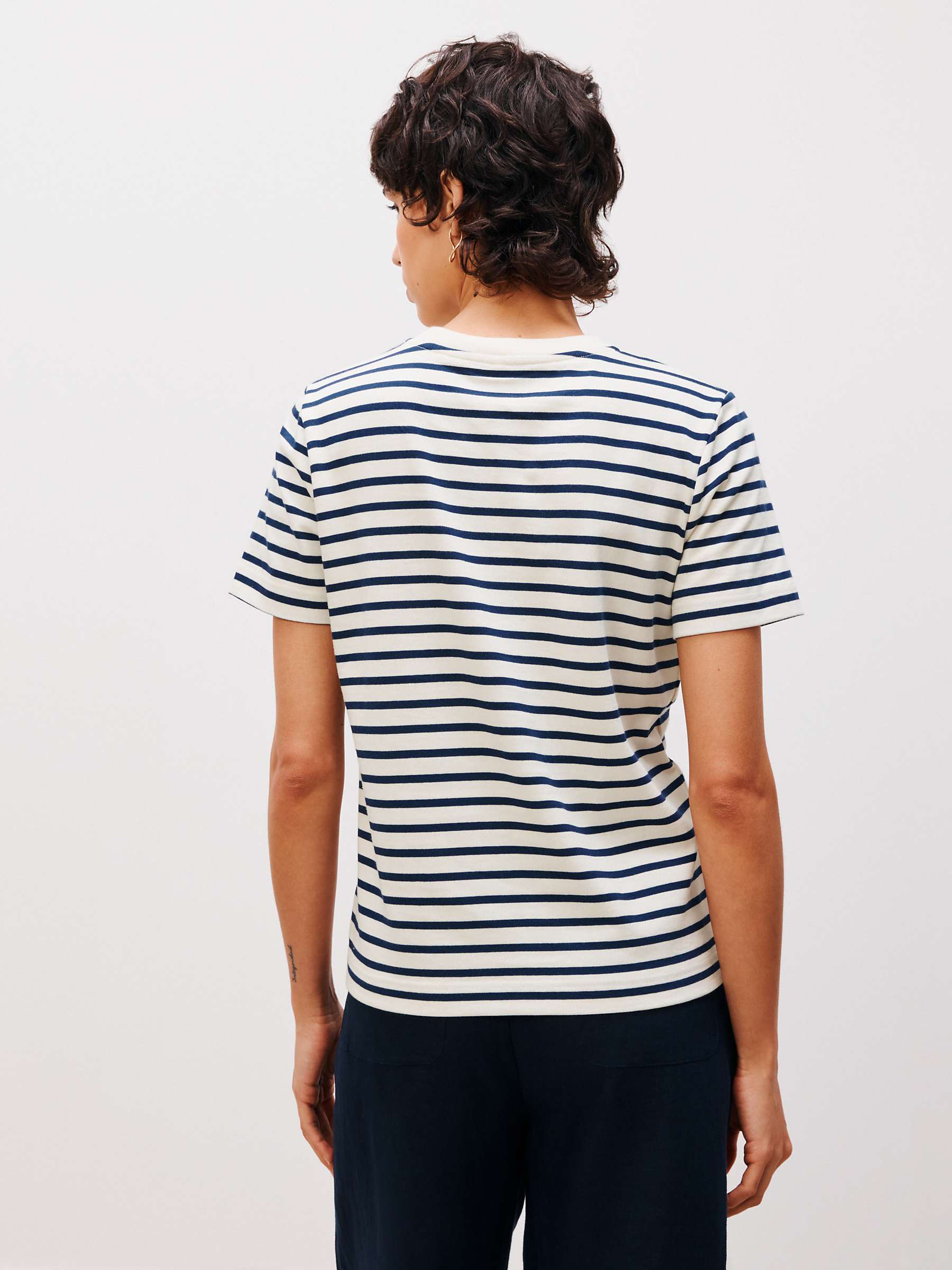 Buy John Lewis Premium Cotton Stripe Short Sleeve T-Shirt Online at johnlewis.com