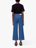Whistles Wide Leg Cropped Jeans, Denim