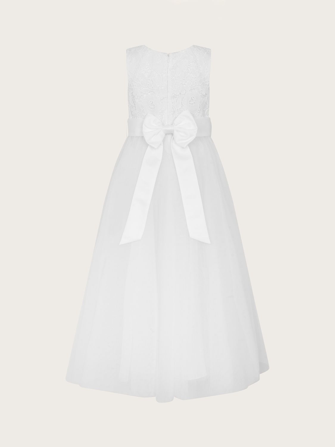 Buy Monsoon Kids' Alice Lace Tulle Maxi Dress Online at johnlewis.com