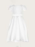 Monsoon Kids' Henrietta Pearl Communion Dress, White
