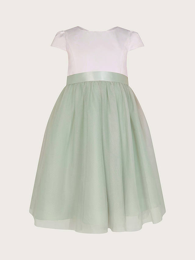 Monsoon Kids' Tulle Bridesmaid Dress, Green