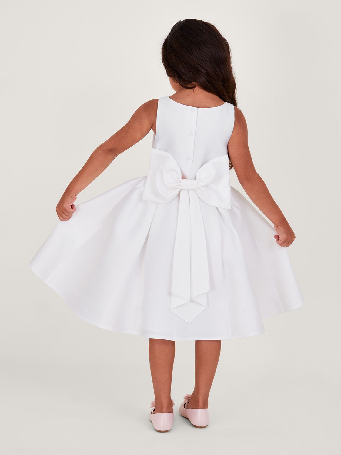 Buy Monsoon Kids' Holly Duchess Twill Bridesmaids Dress Online at johnlewis.com