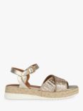 Geox Eolie Wide Fit Leather Sandals