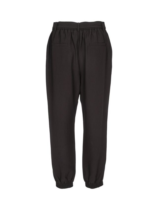 Belted joggers best sale