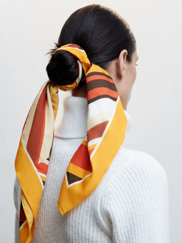 Yellow clearance neck scarf