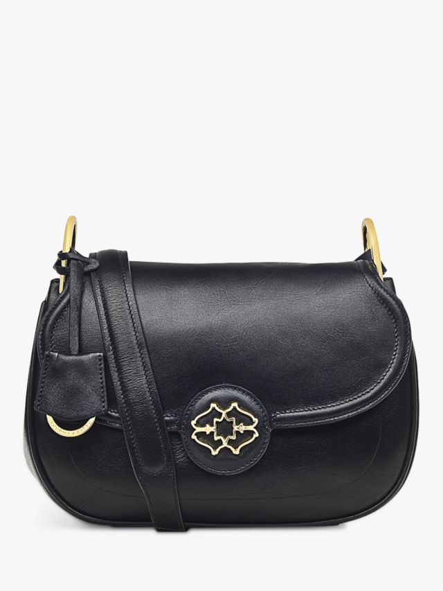 Radley Camley Road Medium Flapover Cross Body Bag, Black