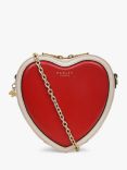 Radley Valentine's Collection Heart Shaped Cross Body Bag, Crimson