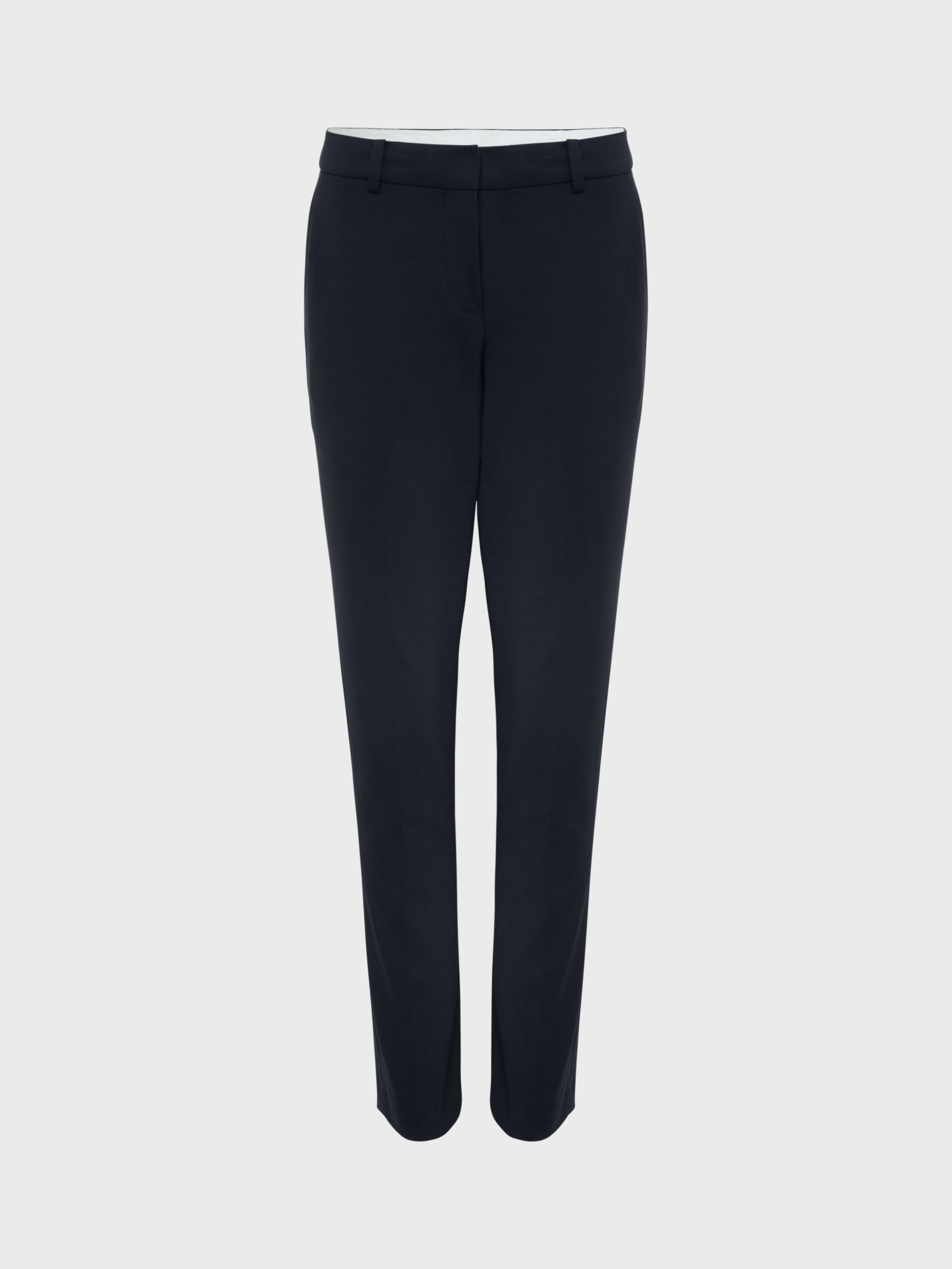 Hobbs Quin Tapered Trousers, Navy, Blue at John Lewis & Partners