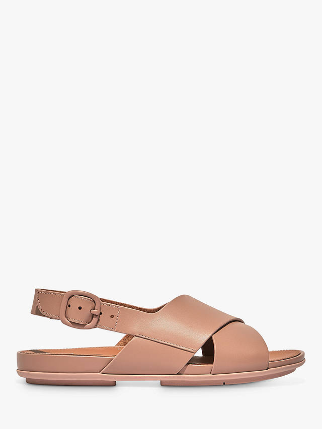 FitFlop Gracie Leather Back Sandals, Beige
