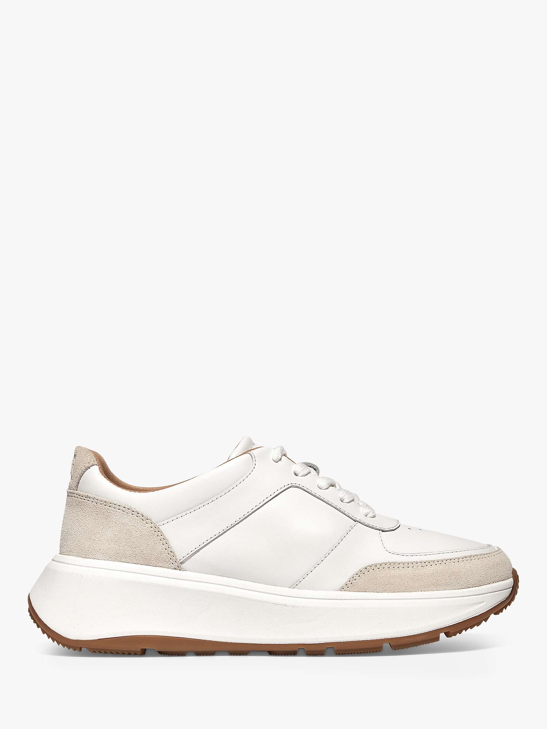 Buy FitFlop Fmode Leather Chunky Trainers Online at johnlewis.com
