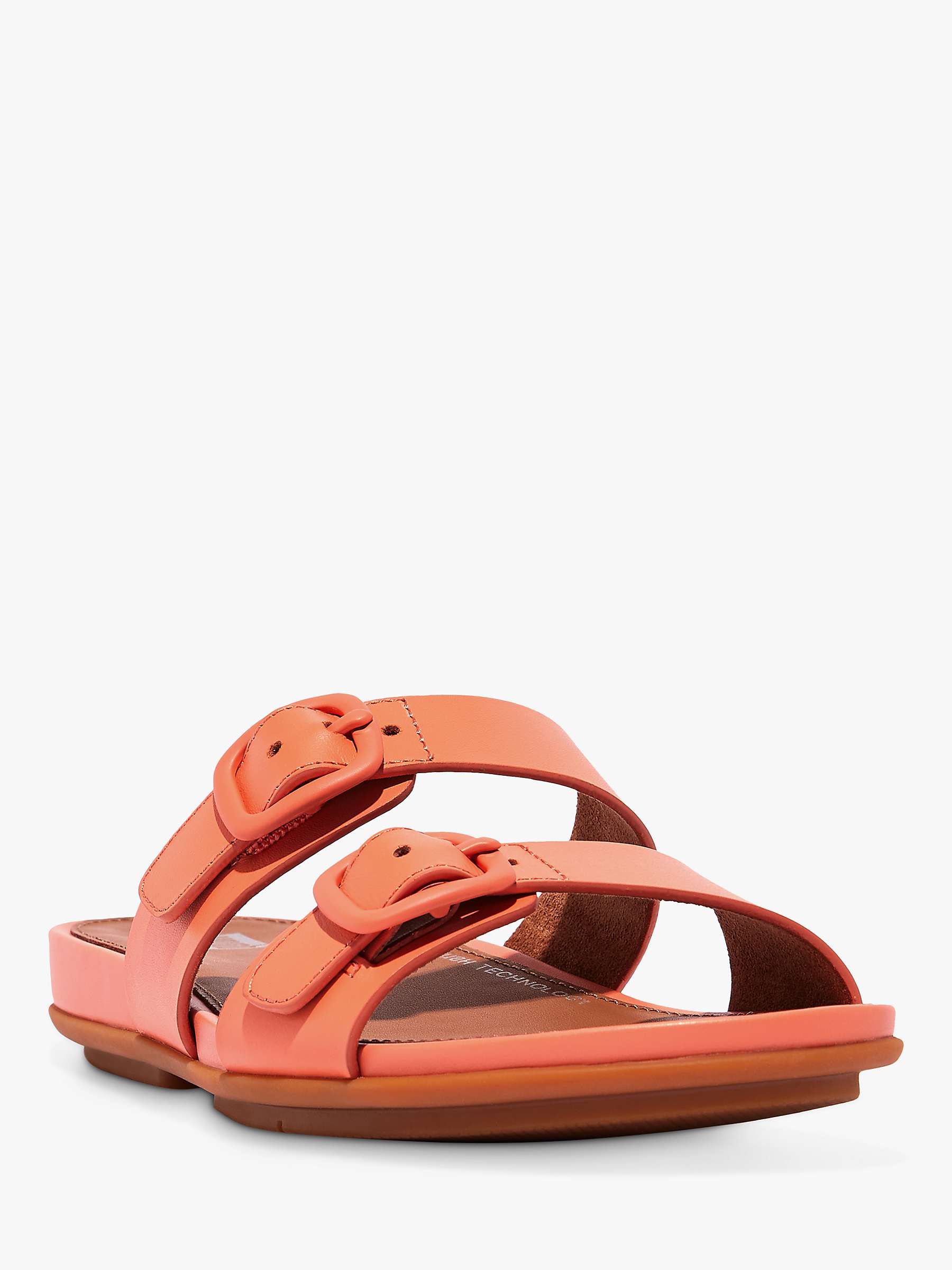 Buy FitFlop Gracie Leather Two Strap Sandals Online at johnlewis.com