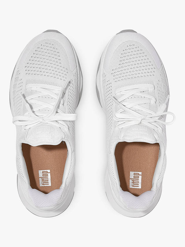 FitFlop Vitamin FFX Lace Up Trainers, Urban White Mix