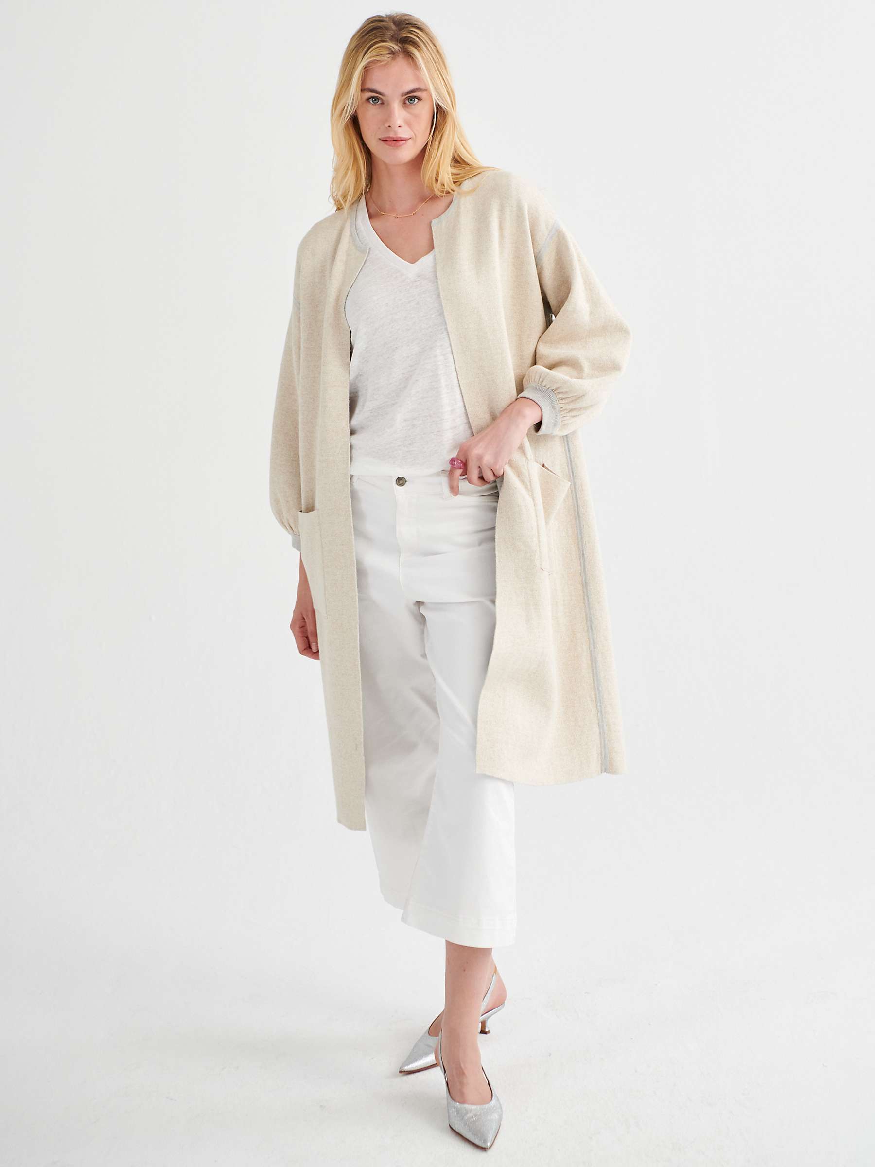 Buy NRBY Kate Longline Reversible Cardigan Online at johnlewis.com