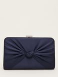 Phase Eight Satin Knot Front Box Clutch Bag